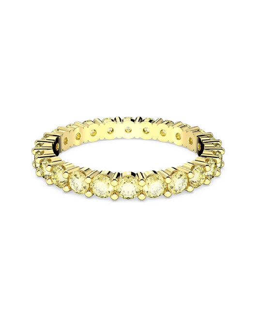Swarovski 5658667 Swarovski MATRIX Rings Size 58, GOLD Tone Rhodium Plated Rings
