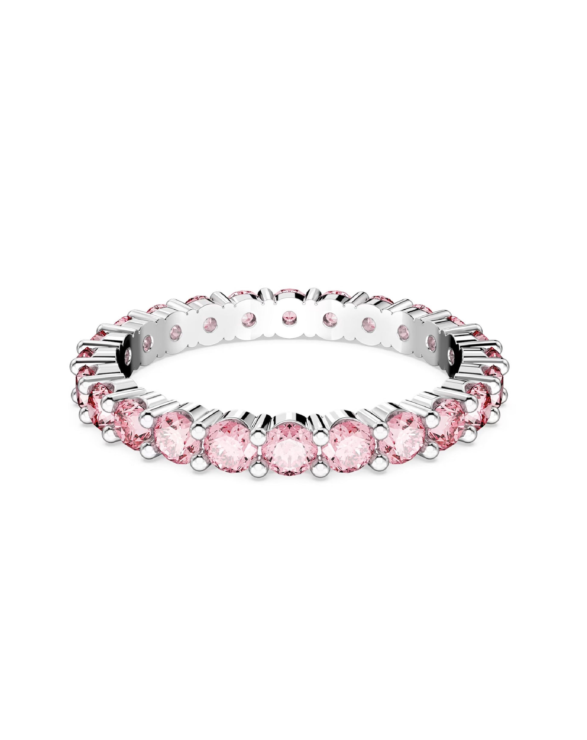 Swarovski 5658856 Swarovski Rhodium Plated, Matrix Ring Size 55, White Tone Rings