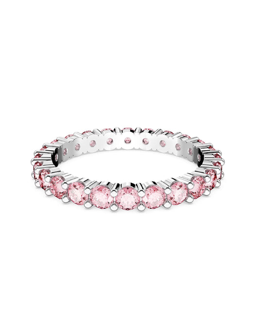 Swarovski 5658856 Swarovski Rhodium Plated, Matrix Ring Size 55, White Tone Rings