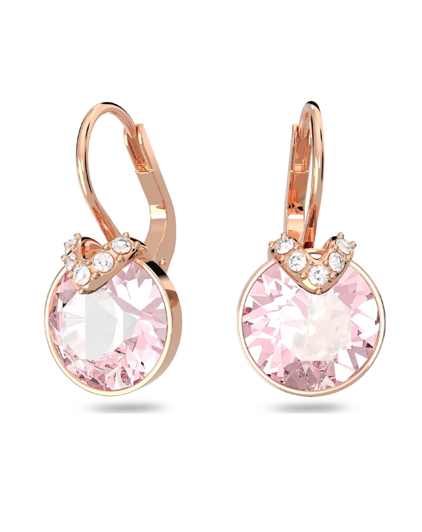 Swarovski 5662114 Swarovski Bella V DROP Earrings, Rose Gold Tone, Plated Earrings