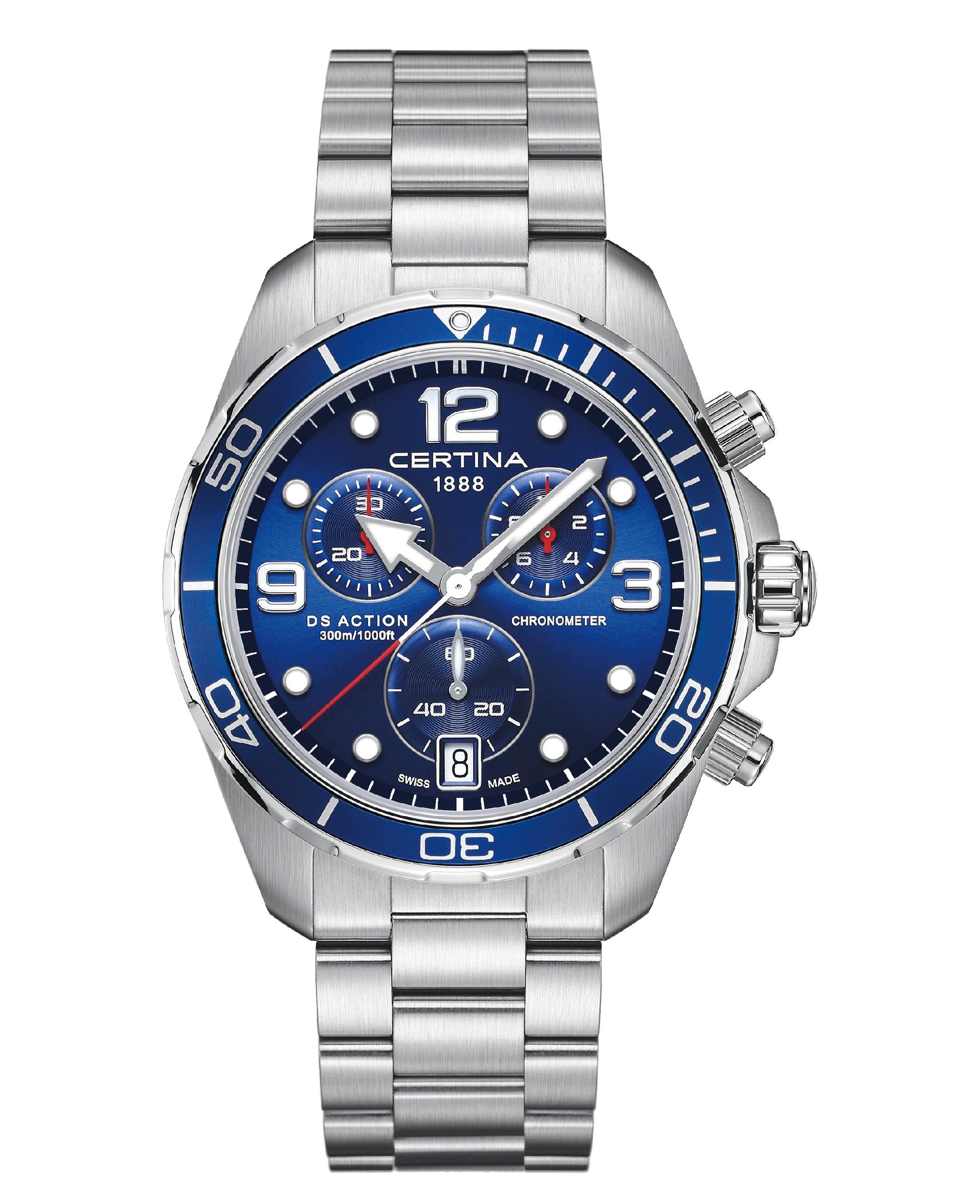 Certina C032.434.11.047.00 Certina DS Action DIVER'S BLUE DIAL 43MM QUARTZ Watch
