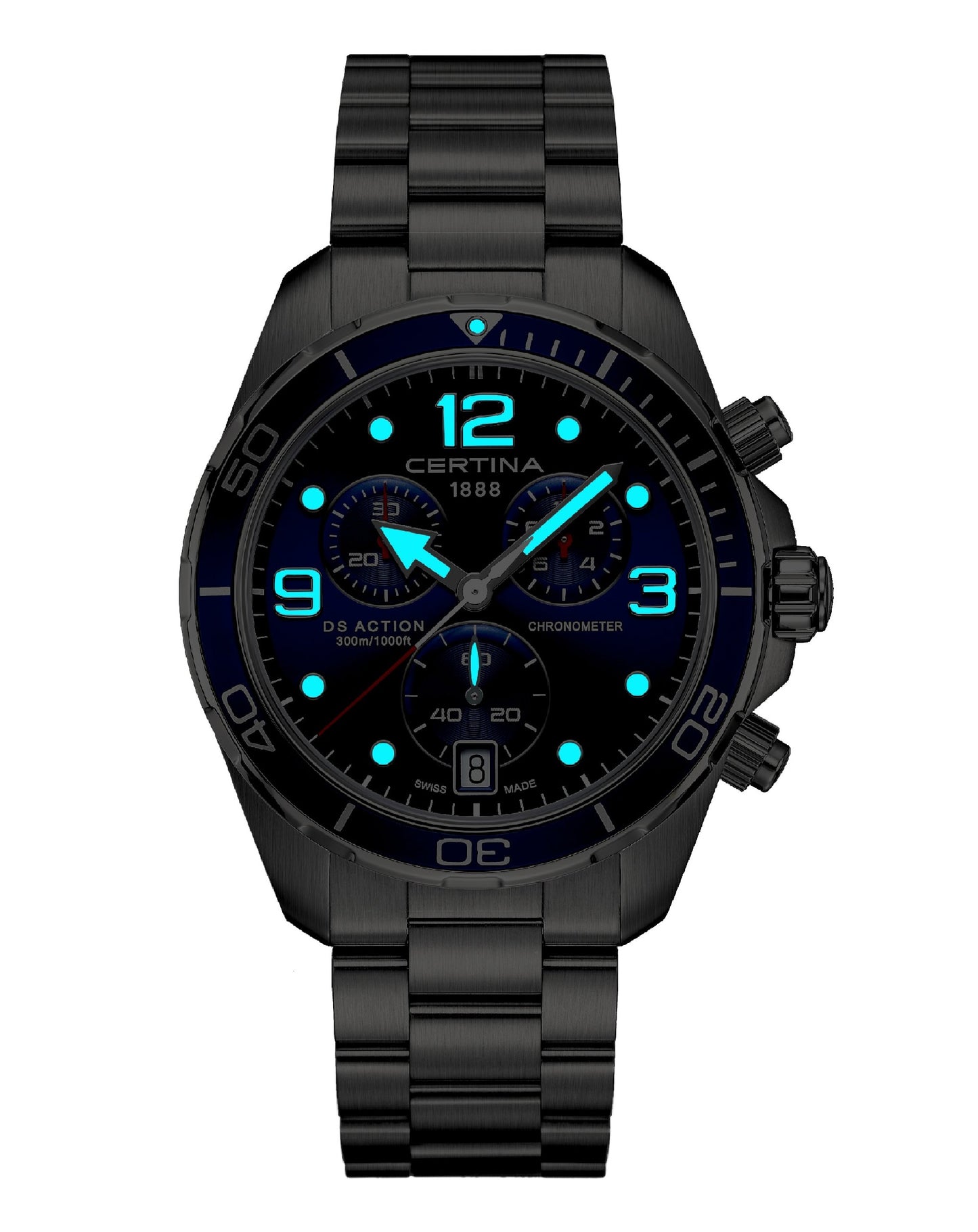 Certina C032.434.11.047.00 Certina DS Action DIVER'S BLUE DIAL 43MM QUARTZ Watch