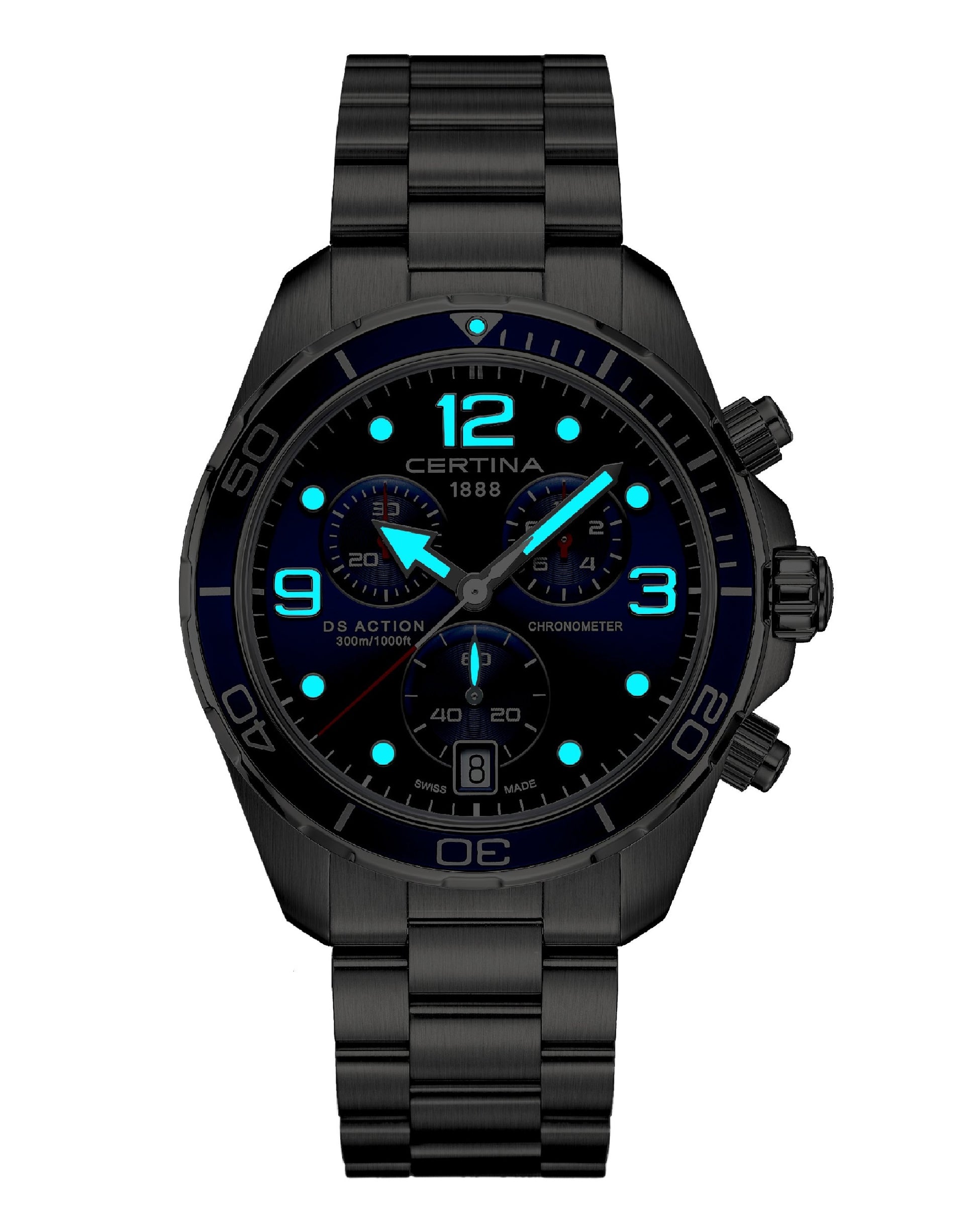 Certina C032.434.11.047.00 Certina DS Action DIVER'S BLUE DIAL 43MM QUARTZ Watch