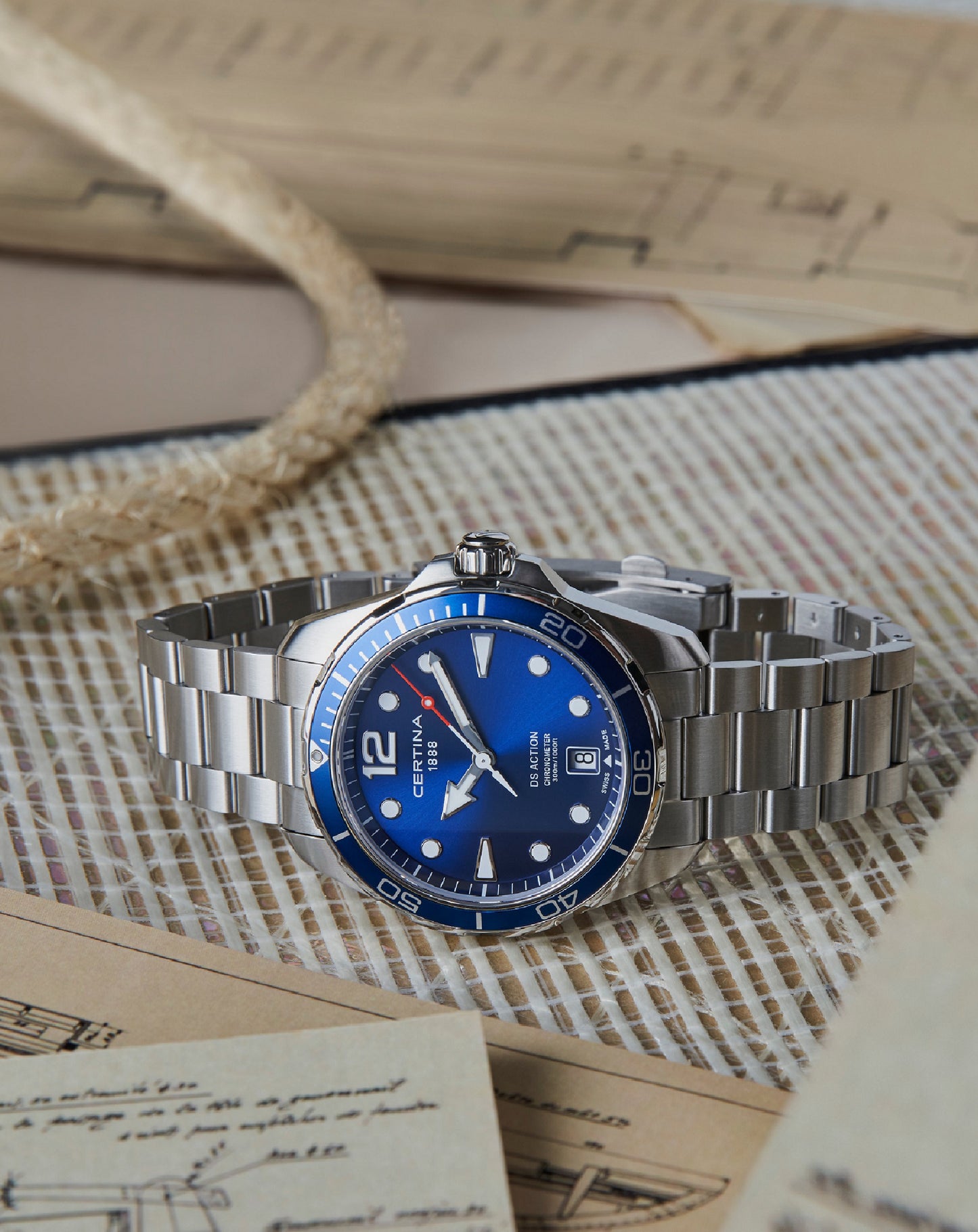 Certina C032.451.11.047.00 Certina DS Action Diver BLUE DIAL 43mm Watch