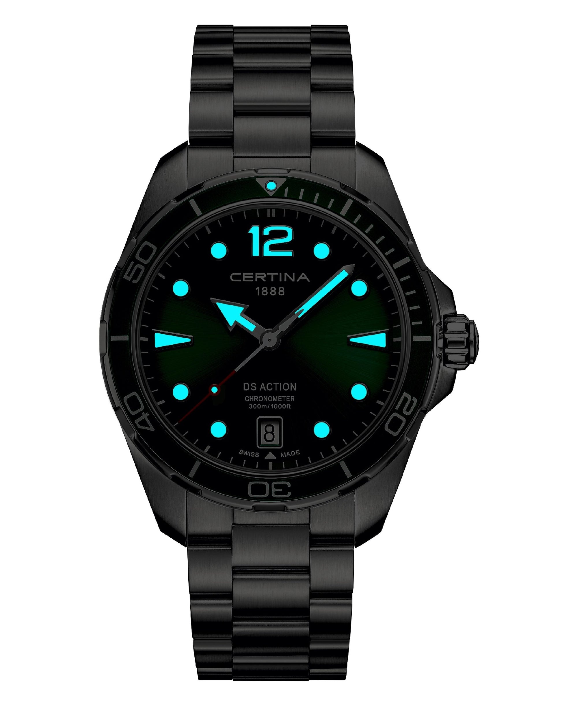 Certina Certina DS Action Diver GREEN DIAL 43MM Watch