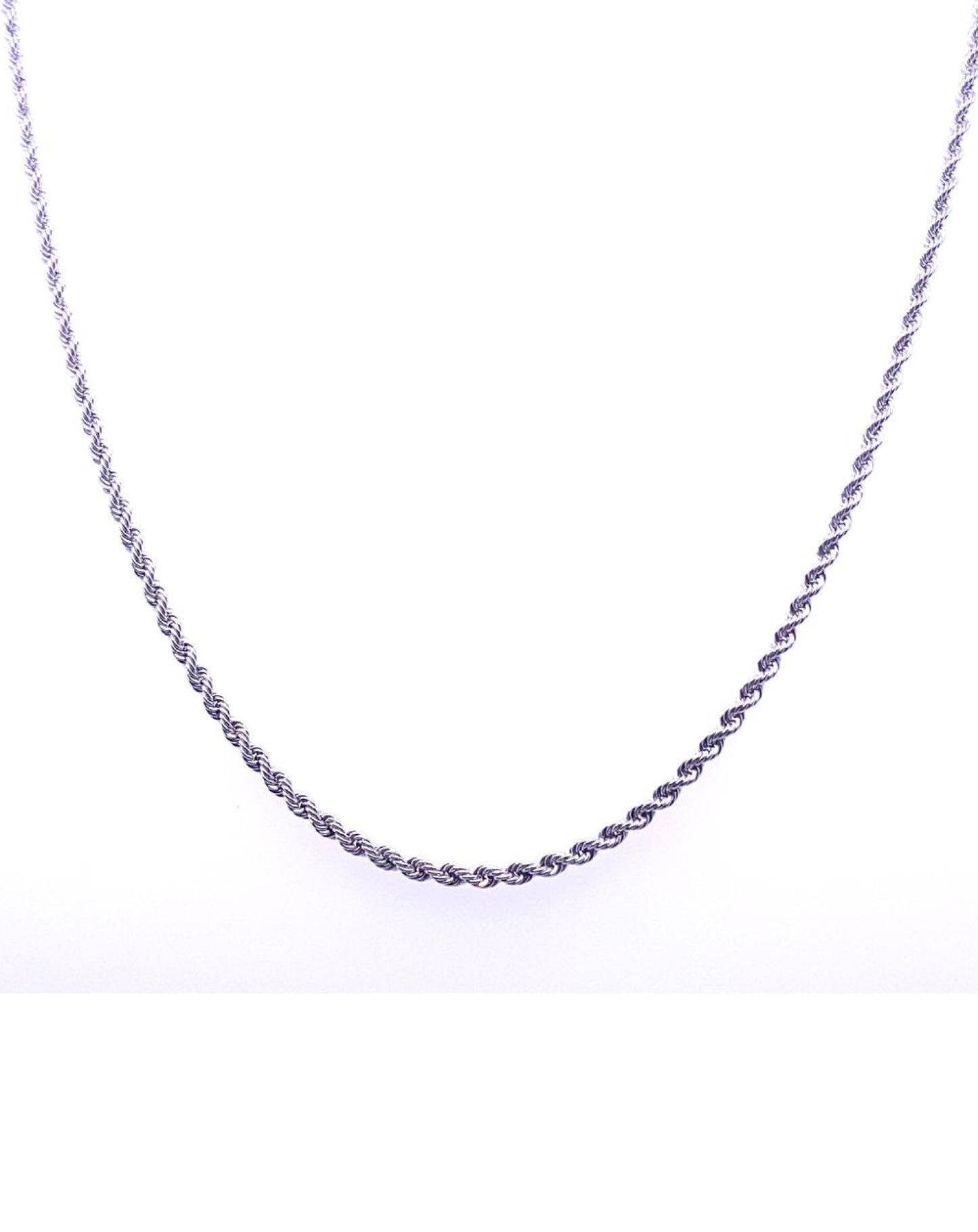 Gold 18 Kt Rope Gold Chain Jewelry