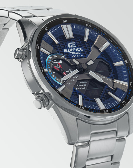 Casio ECB-S100D-2AEF CASIO Edifice, SOLAR, Bluetooth, BLUE Dial Watch