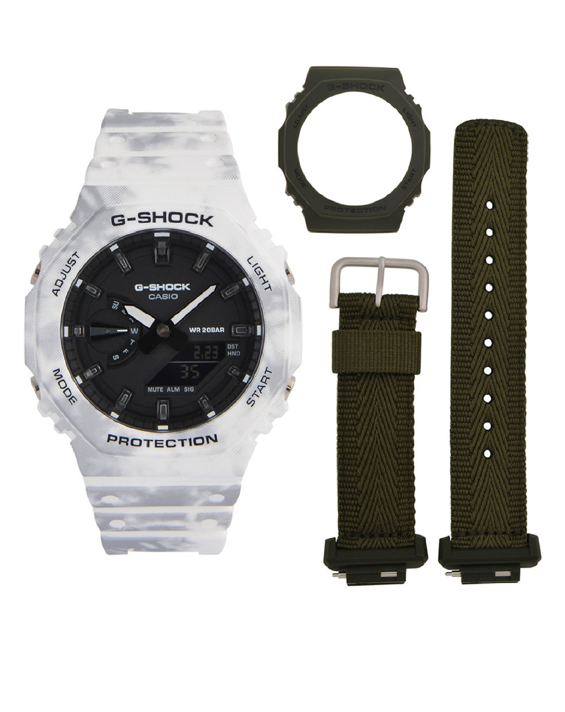 Casio GAE-2100GC-7AER Casio G-SHOCK, Extra Strap Watch