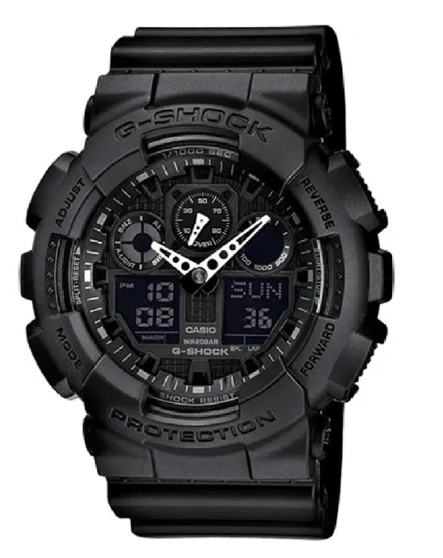 Casio GA-100-1A1ER CASIO G-SHOCK, Daily Alarm, Quartz Watch