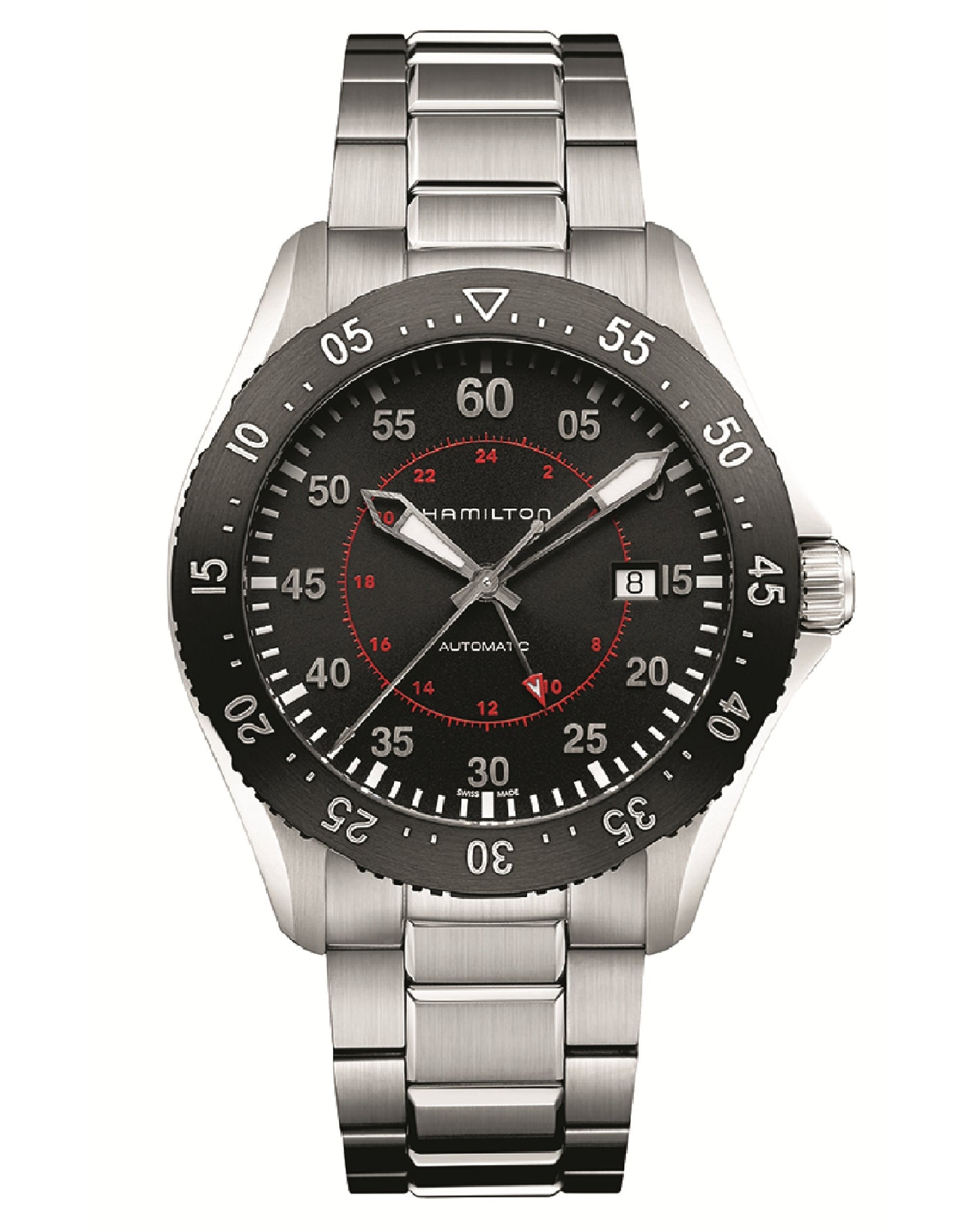 Hamilton H76755135 Hamilton Khaki Aviation Pilot GMT Auto Watch