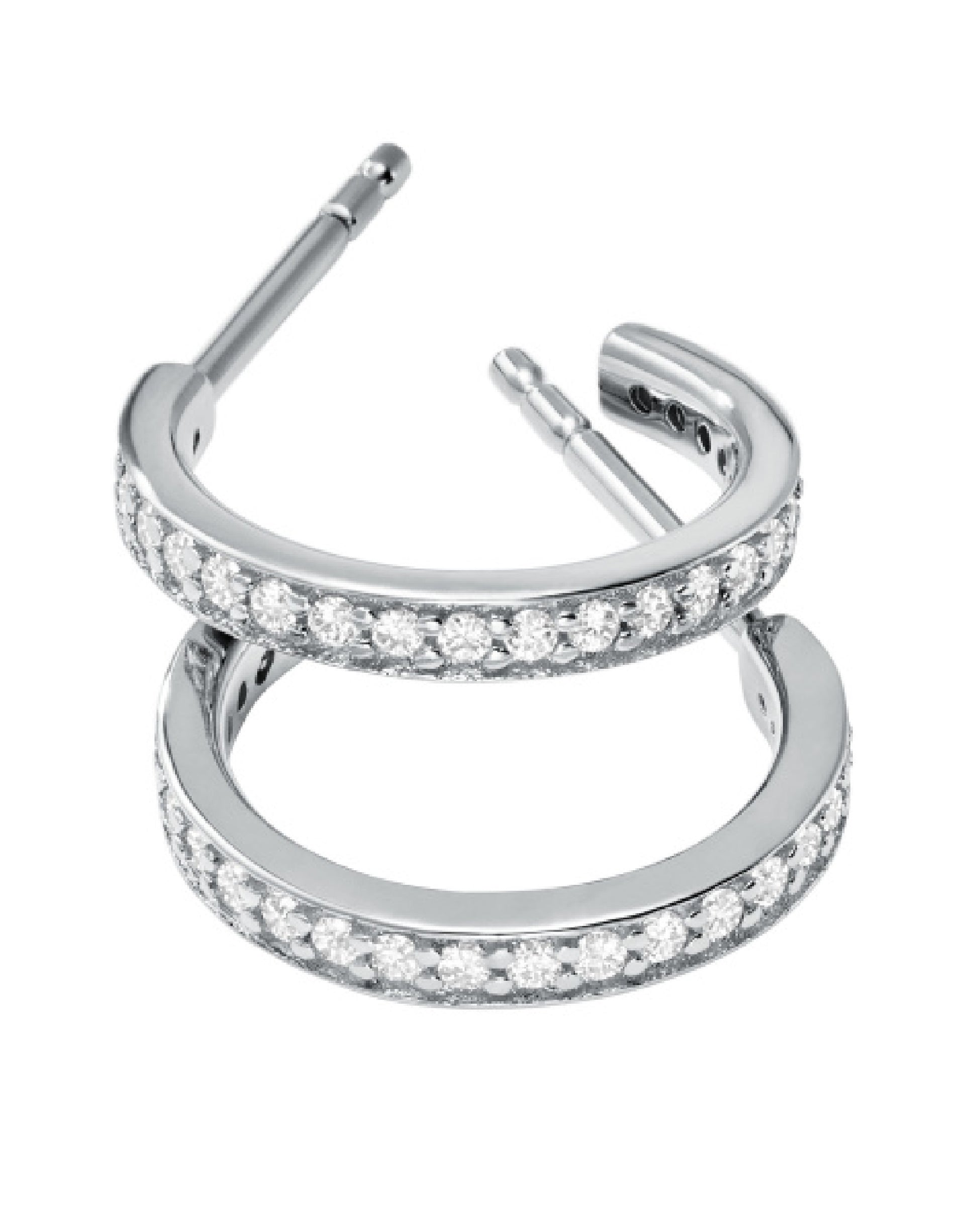 Michael Kors MKC1177AN040 Michael Kors Earring Love Rhodium Plated Earrings