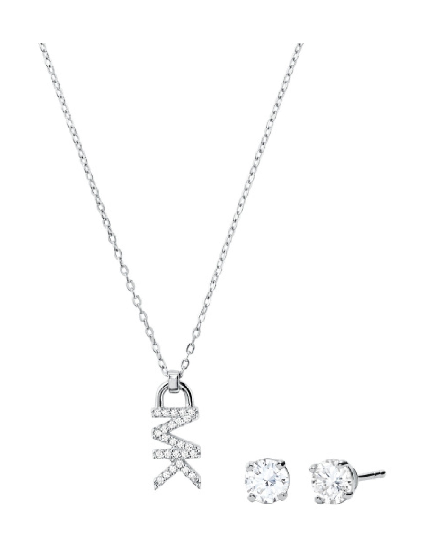 Michael Kors MKC1261AN040 Michael Kors Silver Necklace & Earring Necklaces