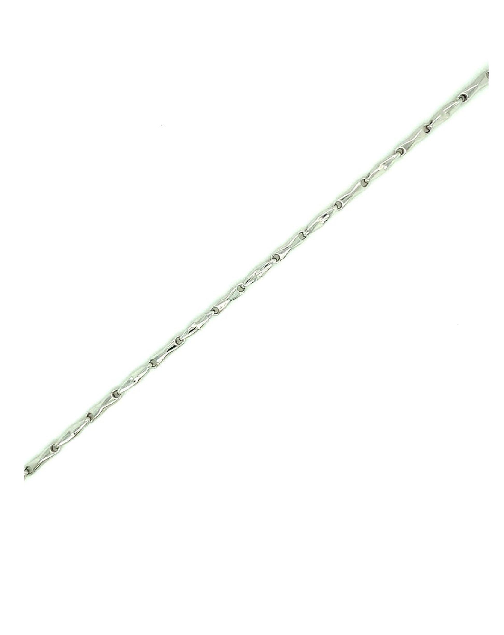 Gold 18Kt White Gold Modern Bracelet Jewelry