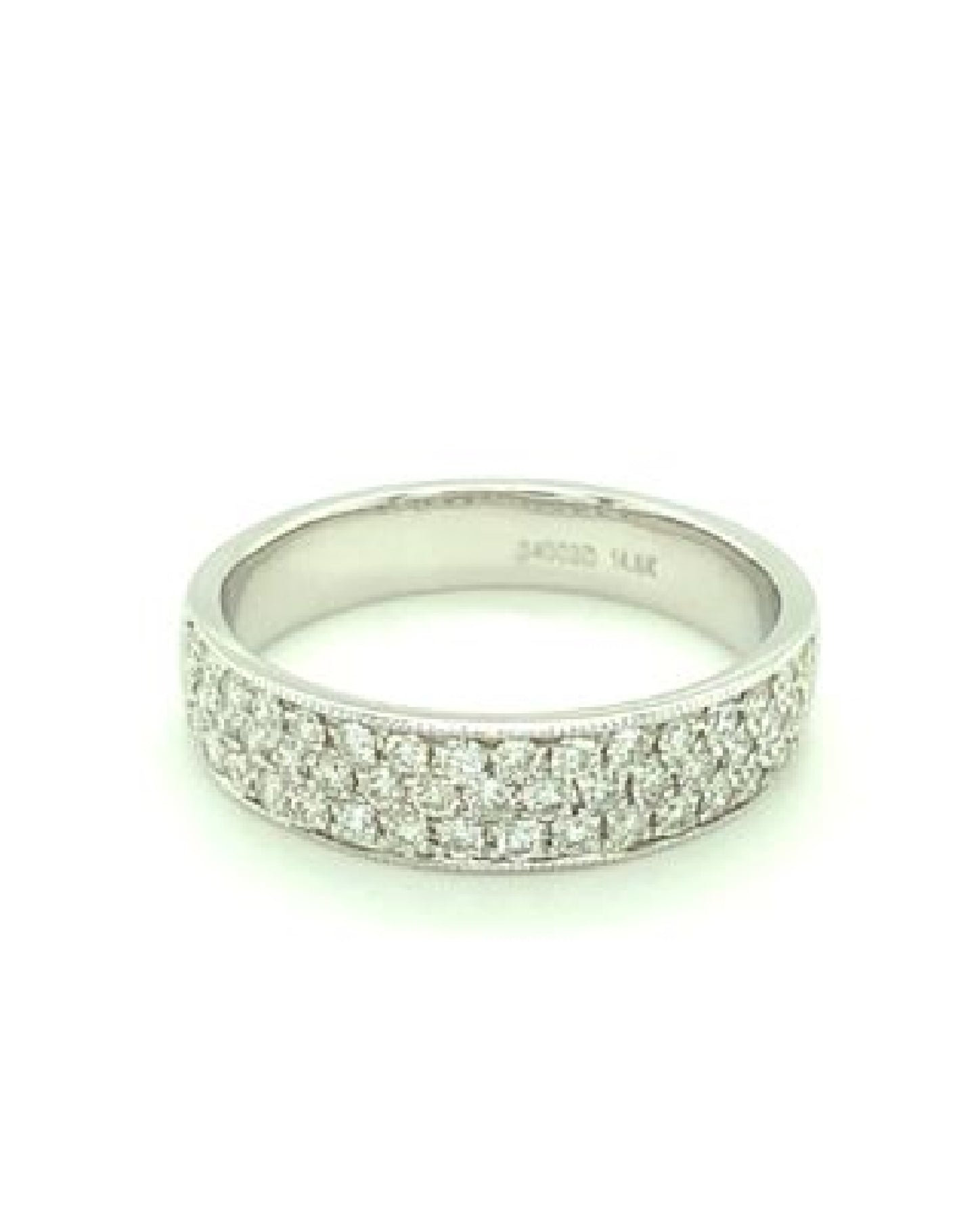 Diamonds Channel Setting Diamond Ring, 0.62 CT Rings