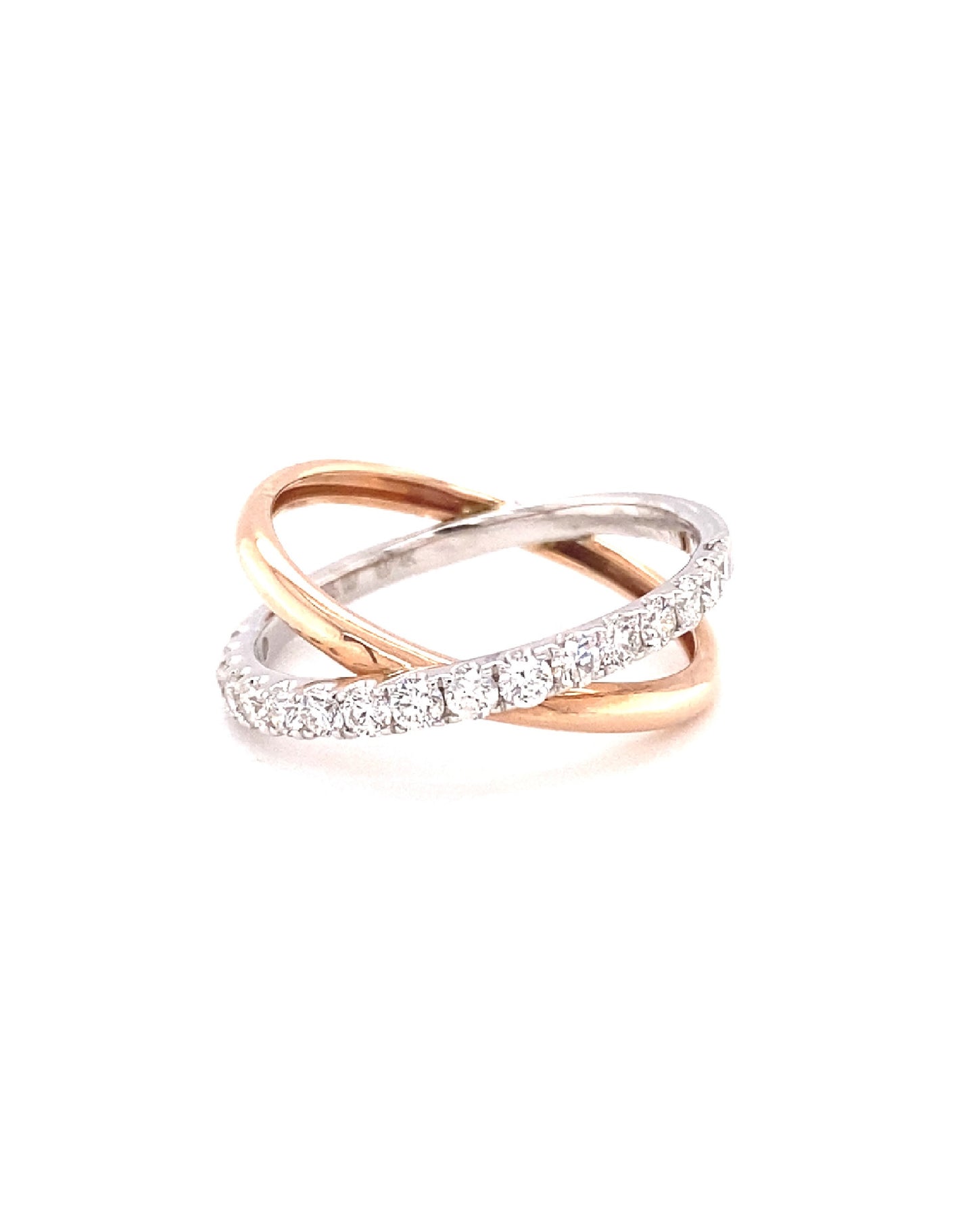 Diamonds Rose Gold CIRCLE Diamond Band, 0.59CT Rings