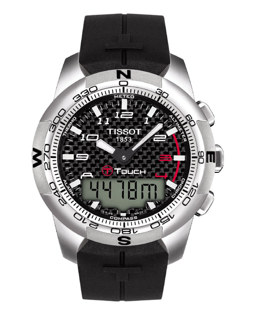 Tissot T047.420.47.207.00 Tissot T-Touch Black Dial Titanium Case Watch