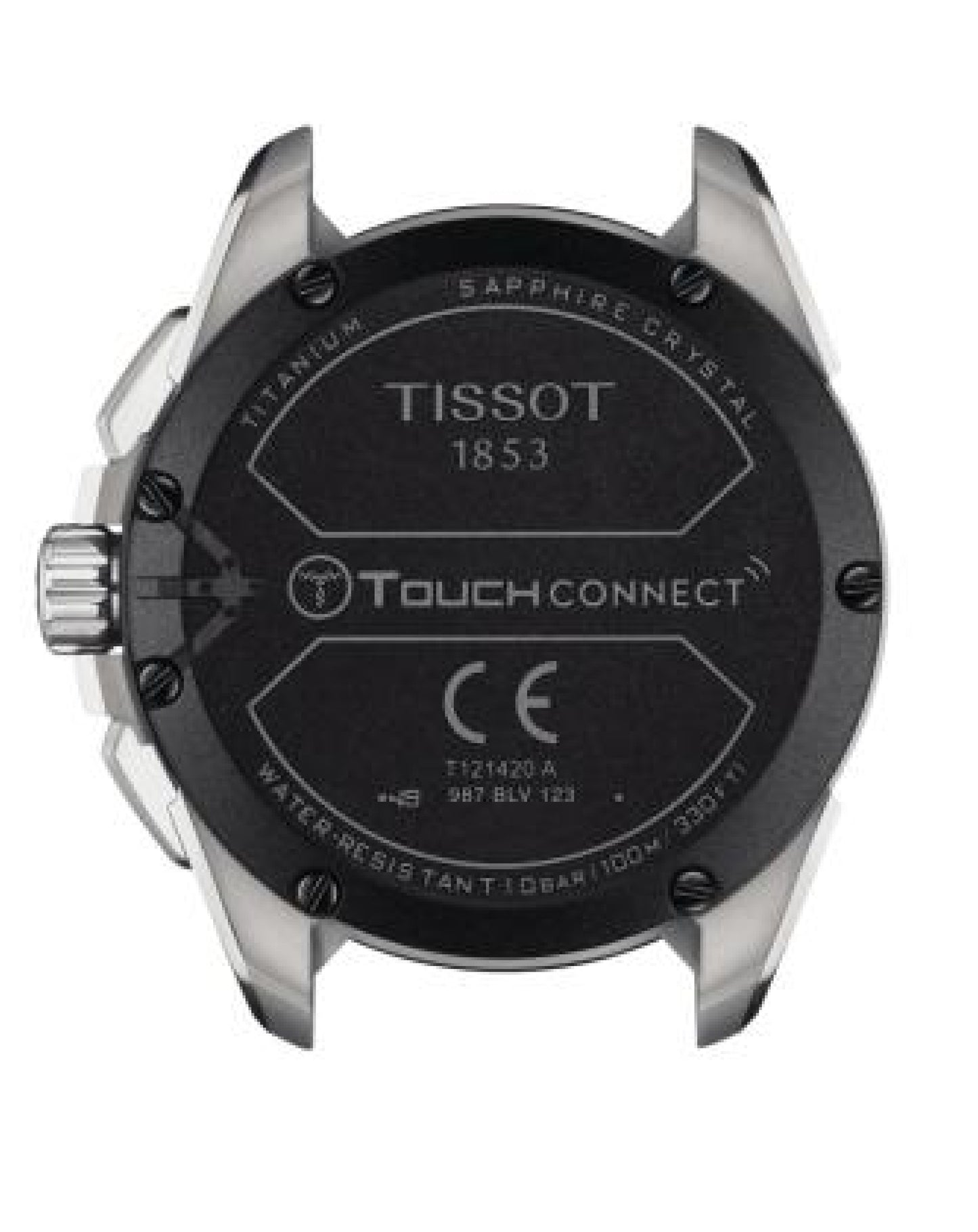 Tissot T121.420.44.051.00 Tissot T-TOUCH Connect SOLAR Black Indexes Watch