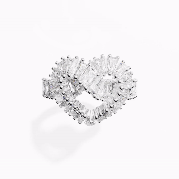Swarovski Swarovski MATRIX Ring White Rhodium Plated Rings