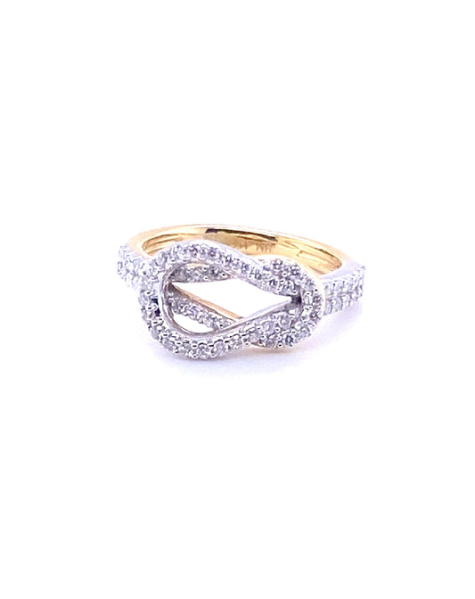 Diamonds Knot Diamond Ring, 0.55 CT Rings