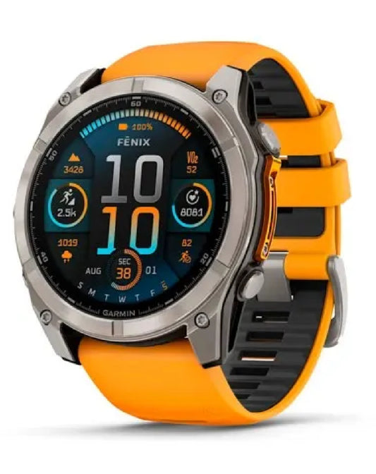 010-02905-11 ,Garmin Fenix 8, 51MM , AMOLED, SAPHIRE , PREMIUM