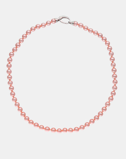 Majorica Necklace Pink Pearl Lyra Necklaces