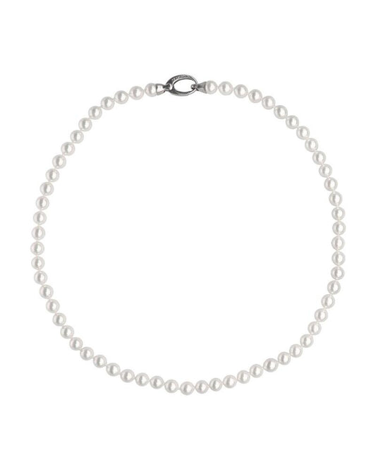Majorica 09854.01.2.N45.021.1 Lyra White Pearl Necklace MAJ 972 Necklaces