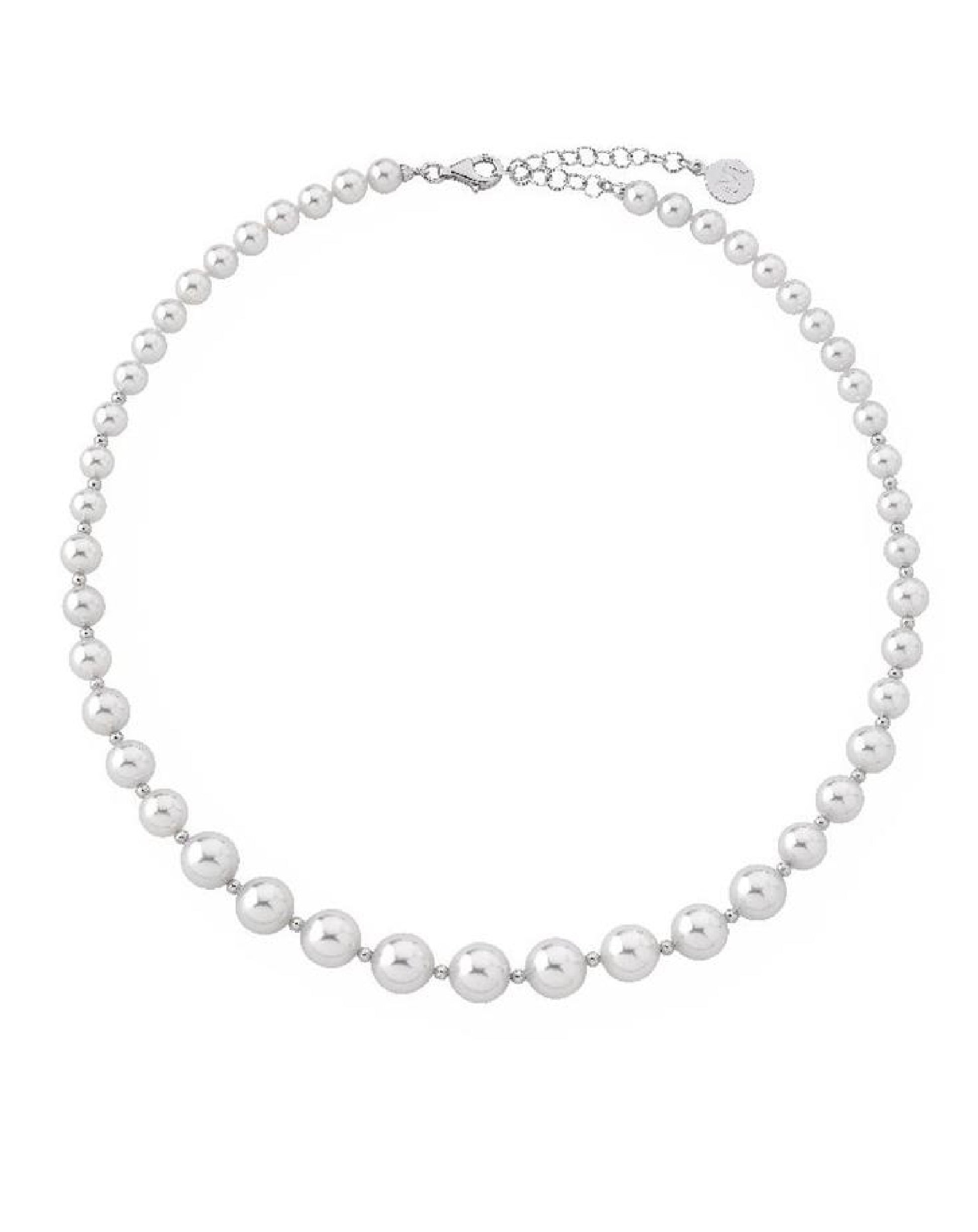 Majorica 14710.01.2.N43.000.1 White Pearl Necklace lyra, MAJ-953 Necklaces