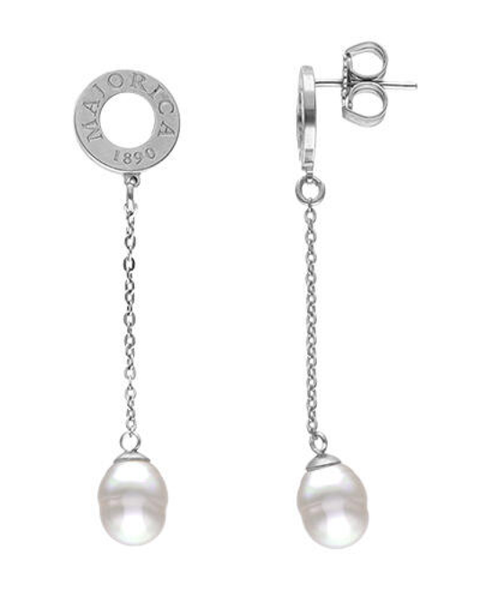 17343.01.2.E00.906.1 Earings White Rhodium-Plated Silver