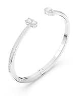 5572664 Swarovski Attract Cuff Bangle, Silver Tone