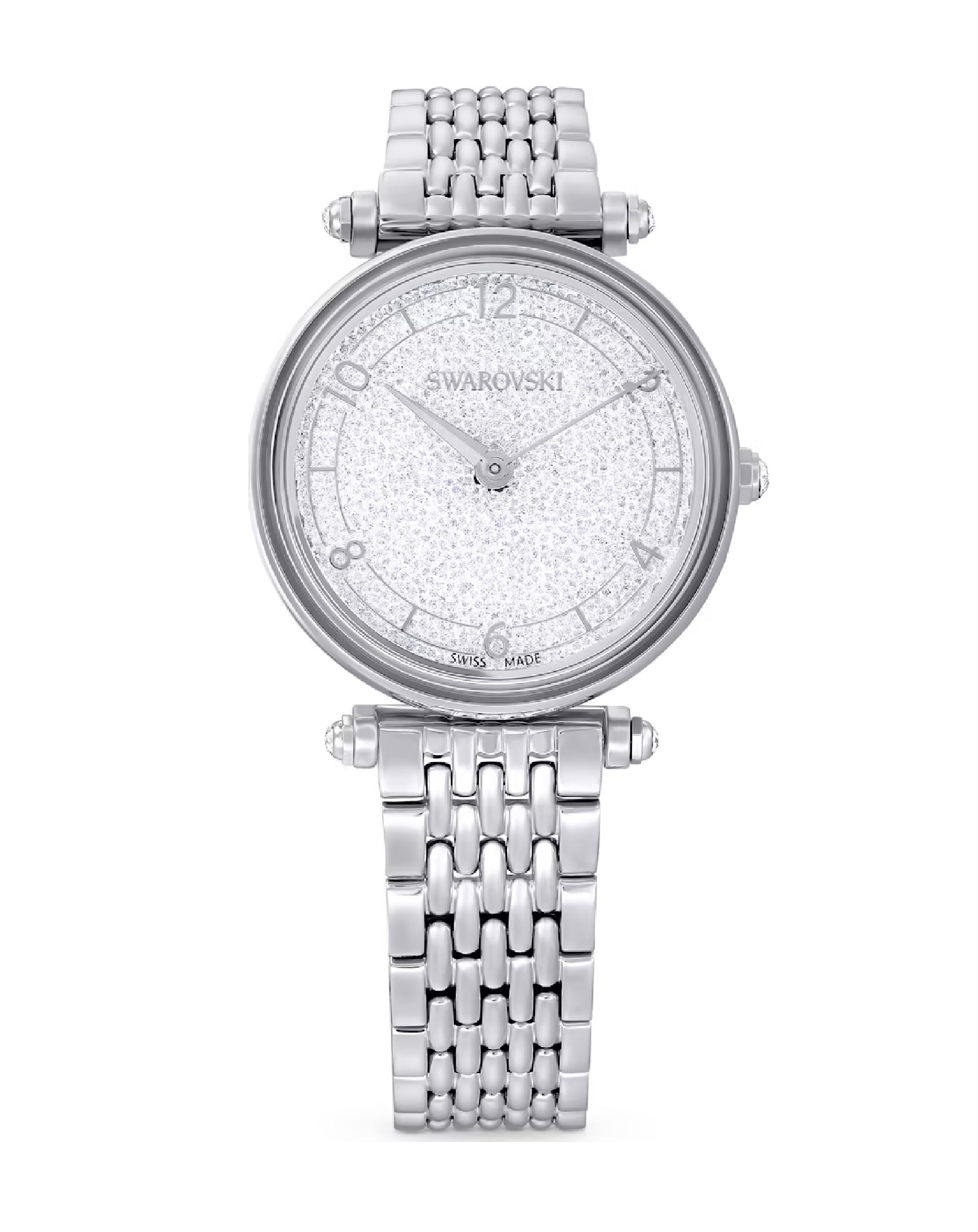 Swarovski alegria 2025 watch silver tone