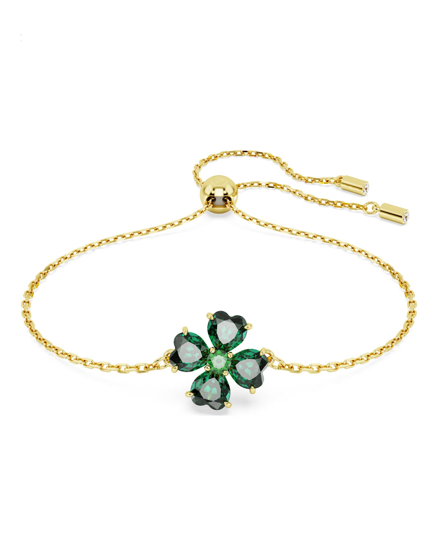 Swarovski Swarovski Idyllia, Butterfly, Gold Tone Bracelet, Green Necklaces