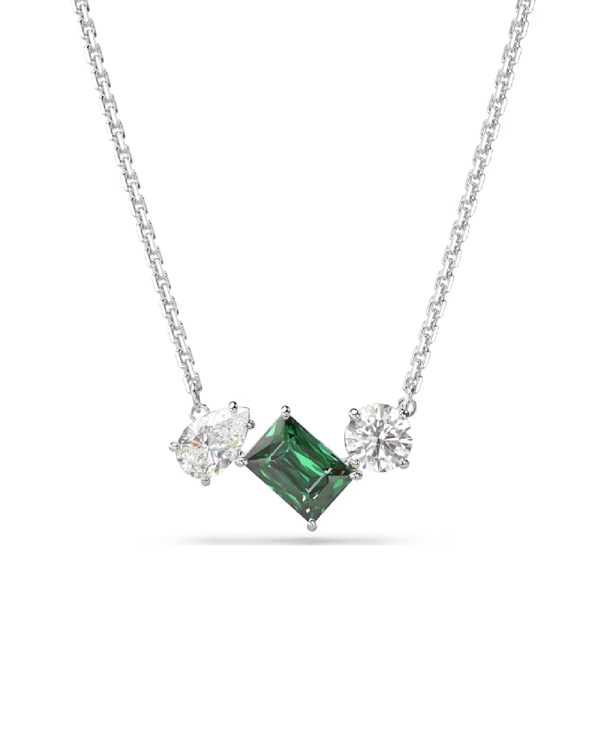 Swarovski deals emerald necklace