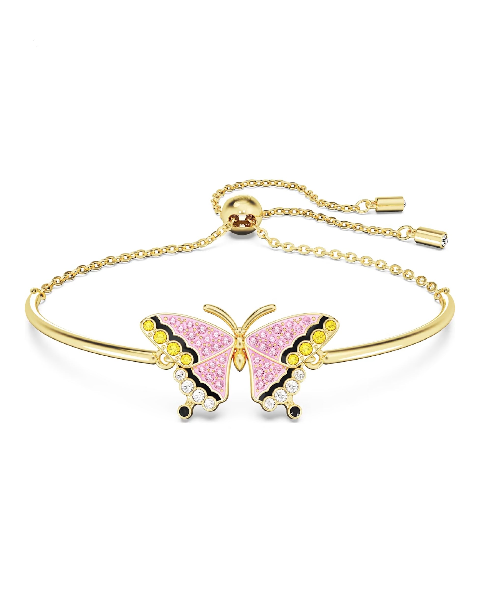 Swarovski Swarovski Idyllia, Butterfly, Gold Tone Bracelet, Necklaces