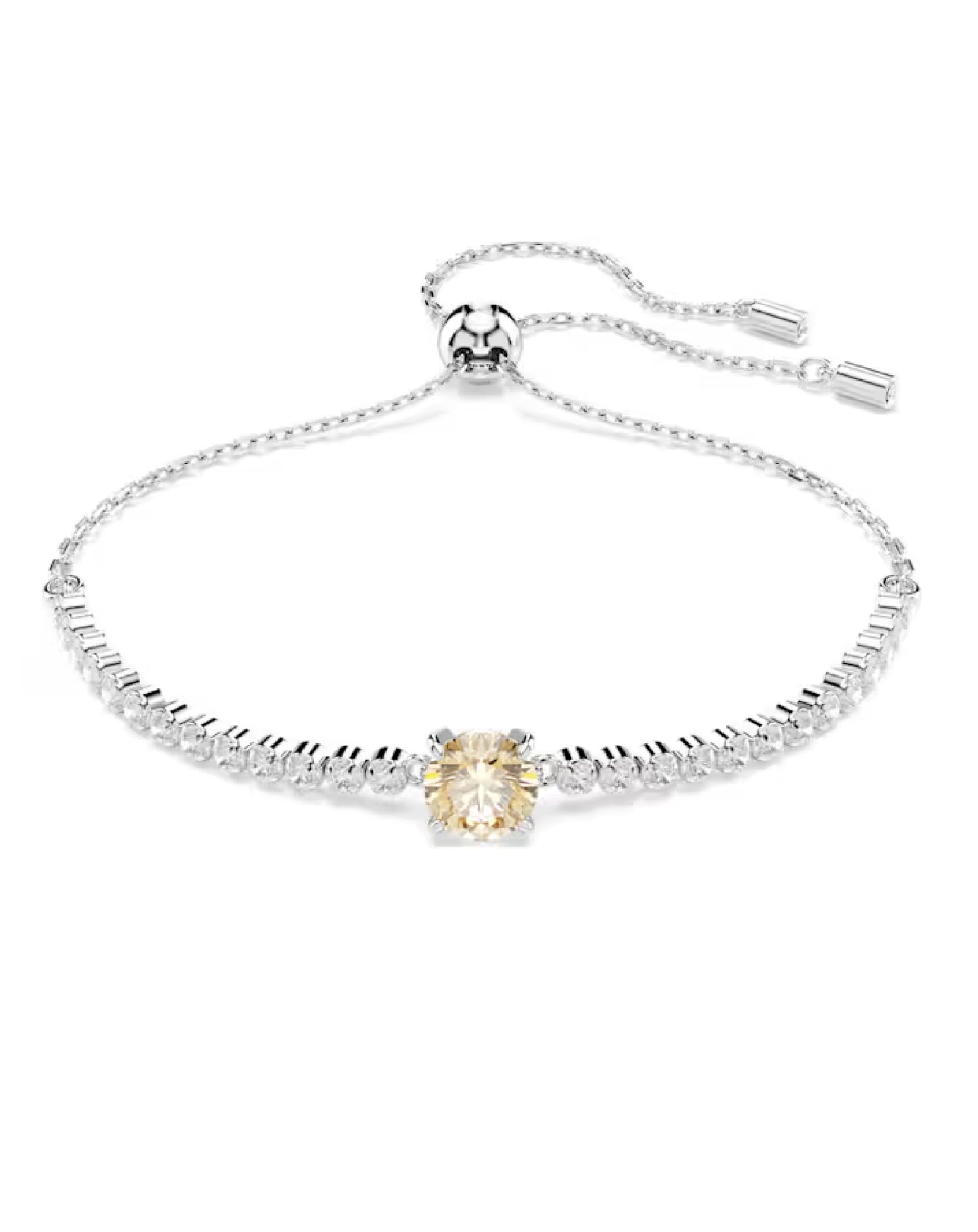 5690694 Swarovski Matrix TENNIS Necklace, Rhodium PLATED M SIZE