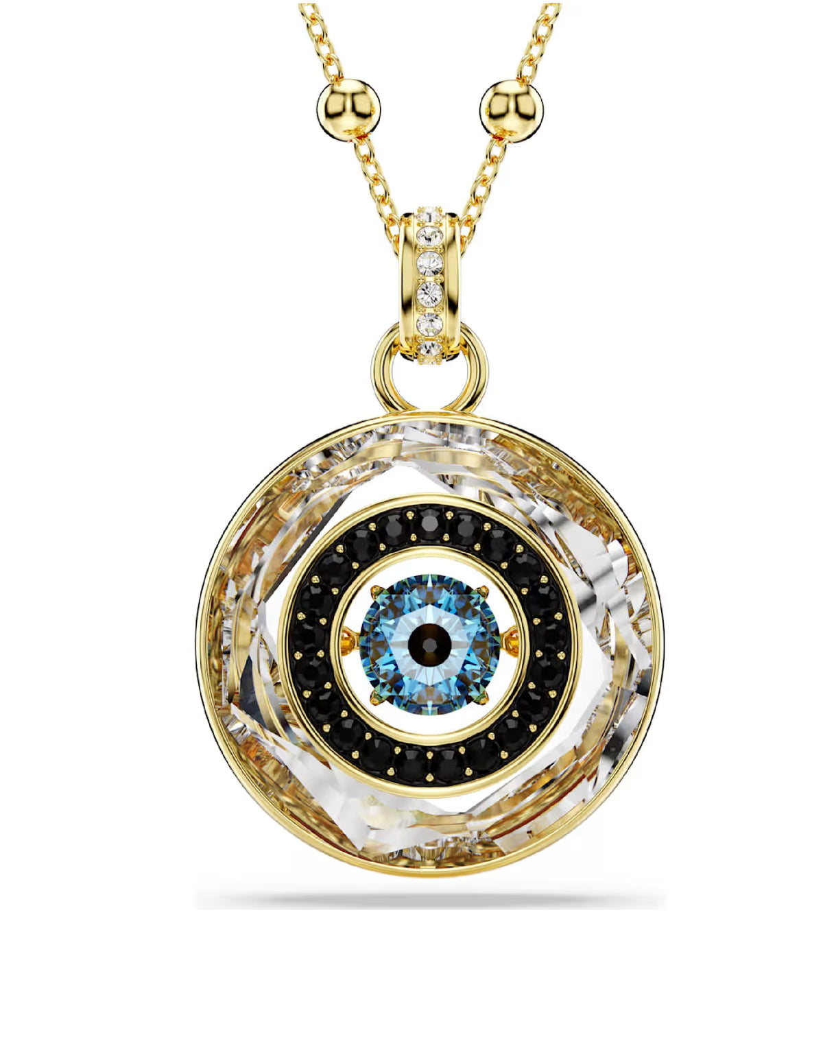 5692166 Swarovski pendantYellow Tone Evil Eye Pendant