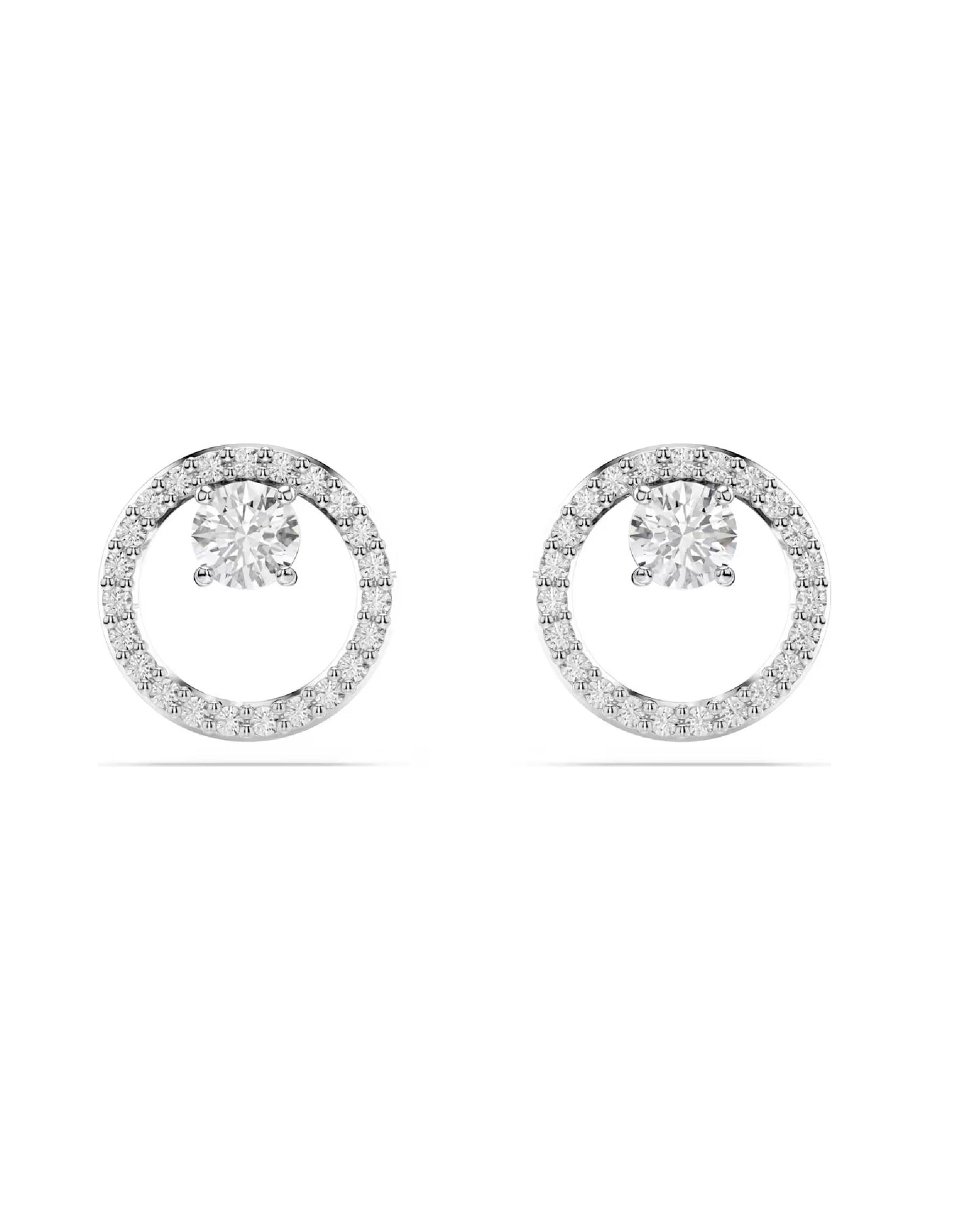 5692262 Swarovski Constella Collection ll Stud Earring White Tone