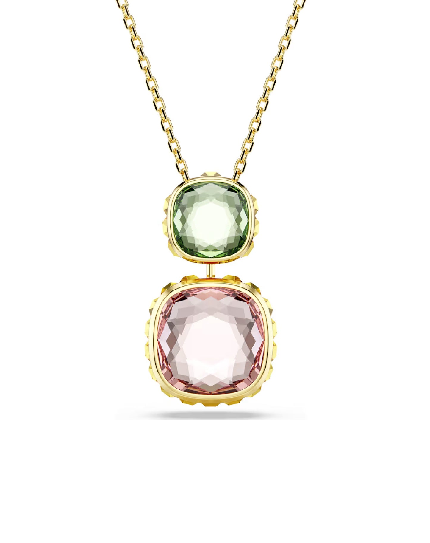 5692496 Swarovski Chroma Drop Pendant, Gold Tone Plated