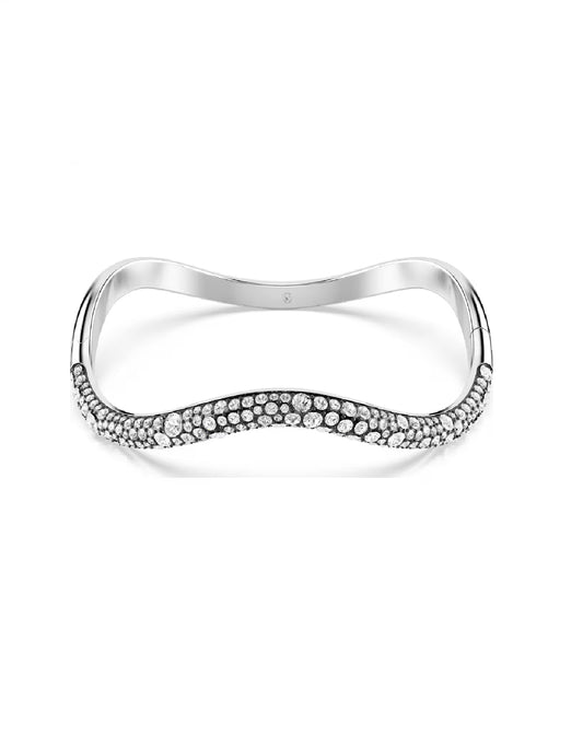 5692104 Swarovski Silver Tone Sublima Bangle