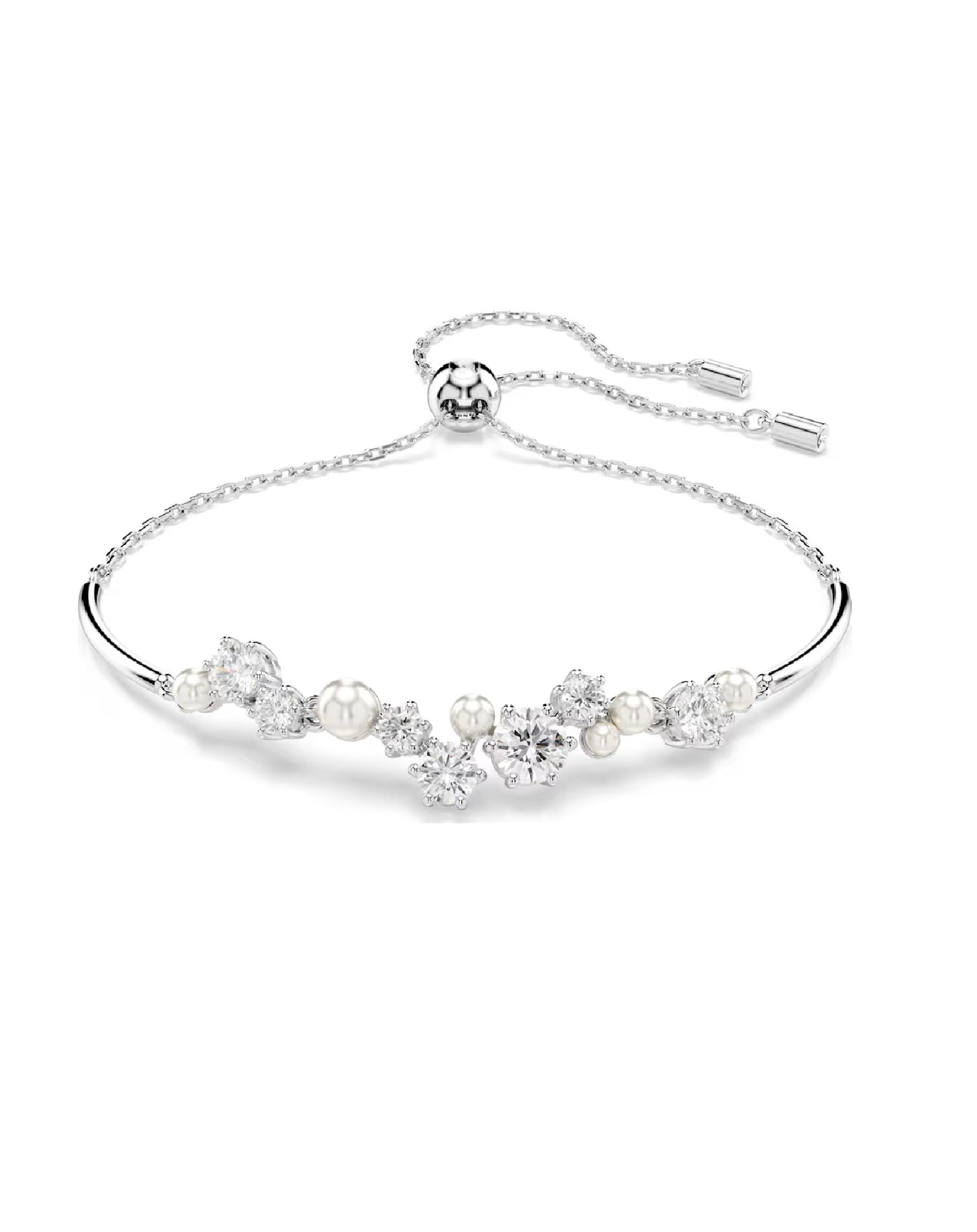 5705618 Swarovski Constella Bracelet Size M, Silver Tone Rhodium Plated