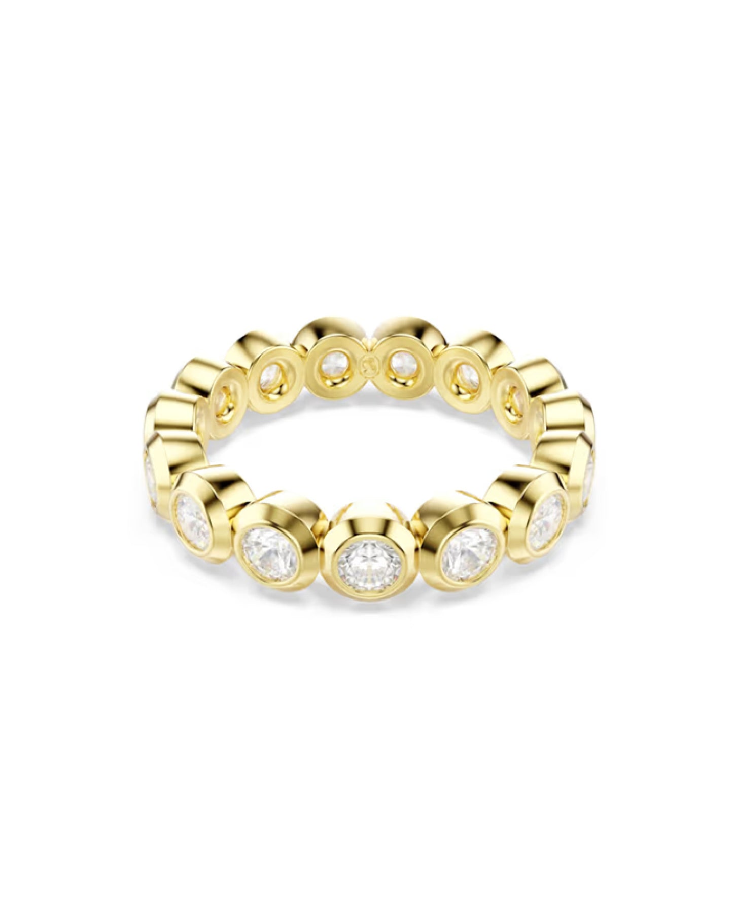 5714309 Swarovski Imber Gold Tone Ring Size 55