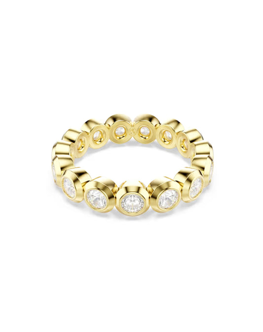 5714313 Swarovski Imber Gold Tone Ring Size 60