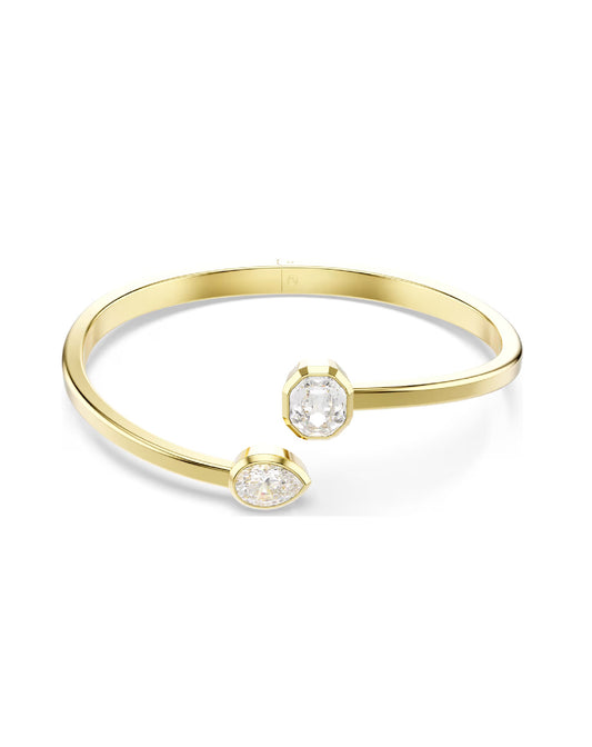 5714314 Swarovski Imber wide Pavé Bracelet Gold Tone Plated Size S