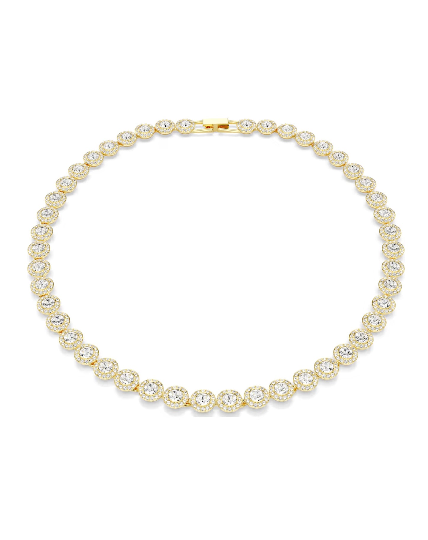 5720505 Swarovski ANGELIC Gold Tone Necklace