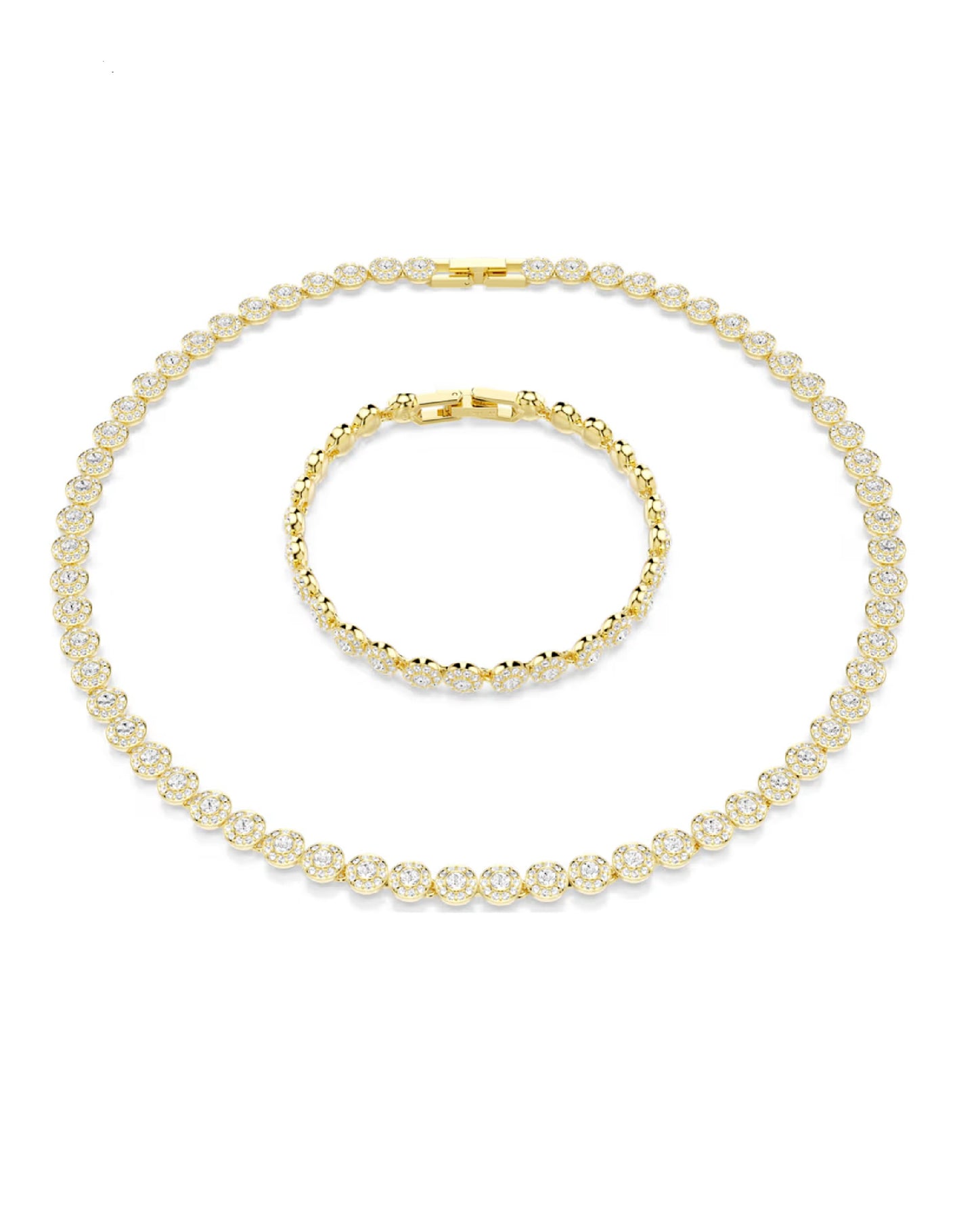 5720506 Swarovski Angelic Set, Gold Tone