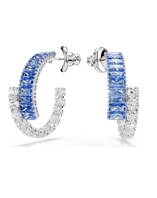 5722459 Matrix Earrring Hoop Baguette Cut