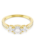 5723292 Stilla Cocktail Ring SWAROVSKI White Rhodium Plated Ring Size 50