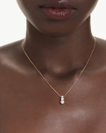 5723298 Stilla Trilogy Necklace, Yellow Tone