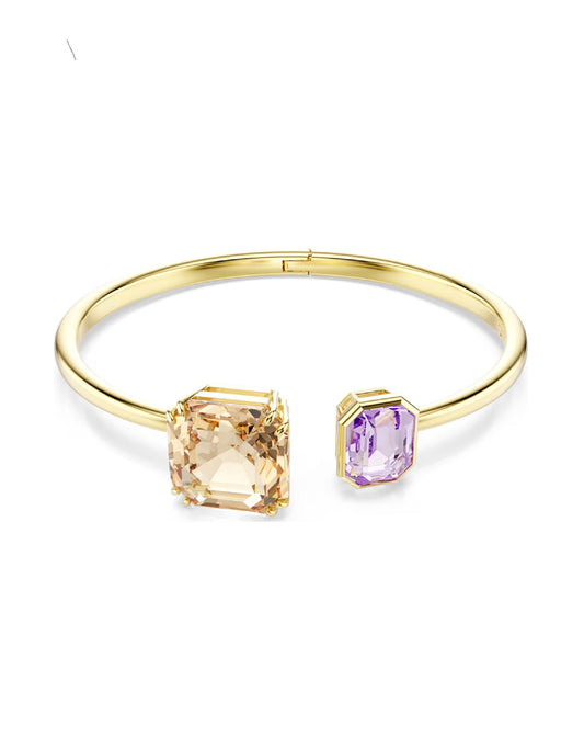 5725756 Swarovski Millenia Bangle Size M, Yellow Tone
