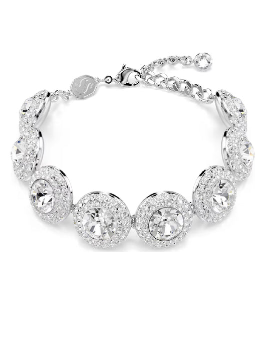 5735343 Swarovski ANGELIC Bracelet Size M, Rhodium Plated