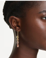 5737454 Swarovski Gema Drop Earrings, Gold Tone